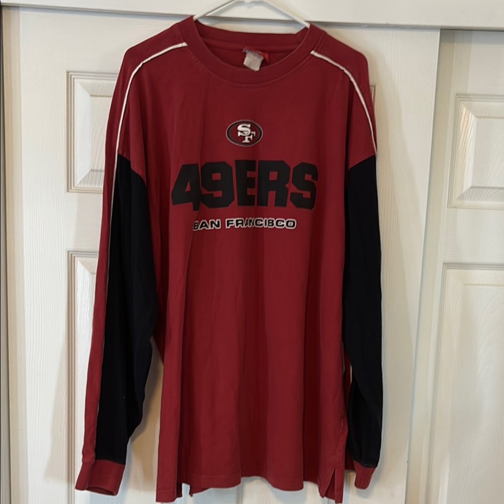 Red and Black 49ers Long Sleeve Shirt